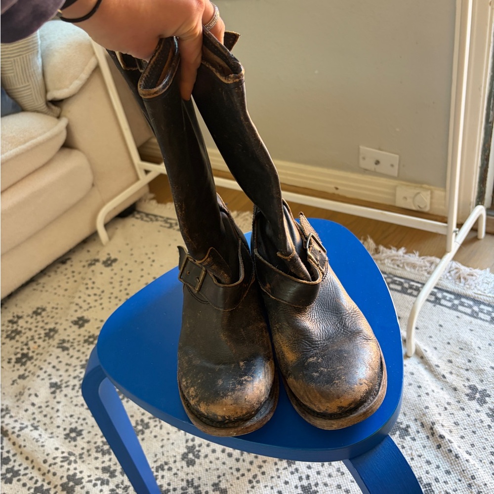 steve madden women’s free bird black leather — 9 - Picture 4 of 6